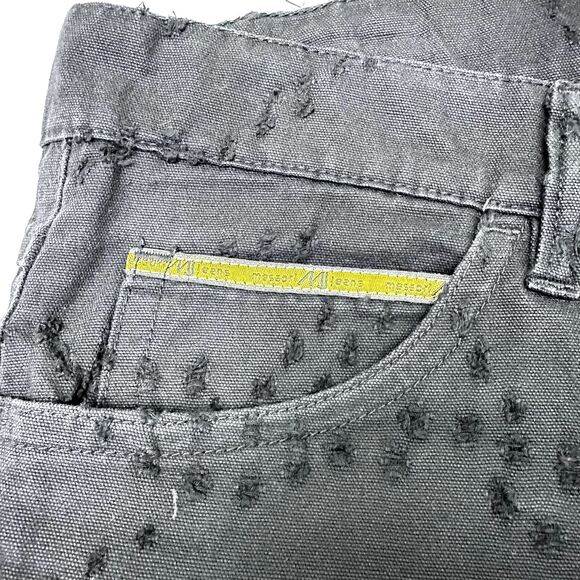 Messori Men's Cool Jeans Black Embroidered Distressed Cotton Jeans Pants SZ 40 - Picture 13 of 14